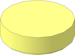 Tile Round  1.5 x  1.5