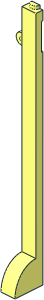 ~Train Signal Semaphore Pole Half