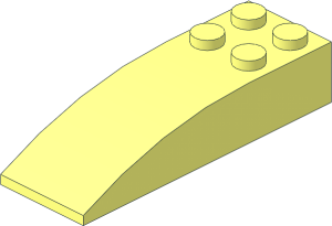 Slope Brick Curved  6 x  2