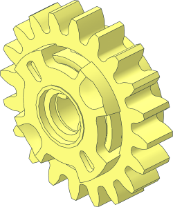 Technic Gear 20 Tooth One Way