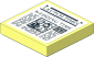 Tile  2 x  2 with with Newspaper "CLUTCH TIMES" and "WEDDING TIME" Headline Sticker