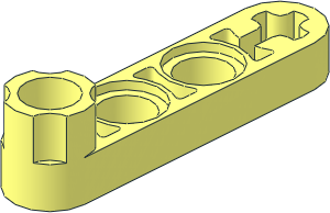 =Technic Beam 4 x 0.5 Liftarm with Boss =Technic Beam 4 x 0.5 Liftarm with Boss