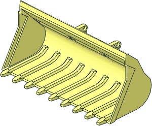 Technic Excavator Bucket 18 x 10