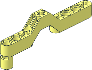 Technic Beam  9 Liftarm Offset with Boss