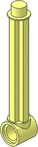 ~Technic Shock Absorber 10L Damped, Piston Rod