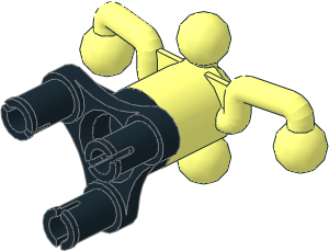 Technic Wheel Spindle Steering Arm (Complete)