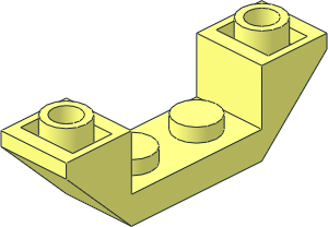 Slope Brick 45  4 x  1 Double Inverted with Open Centre Slope Brick 45  4 x  1 Double Inverted with Open Centre