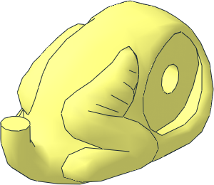 Minifig Food Turkey Body