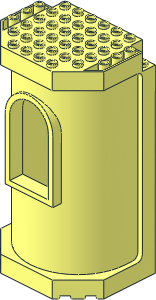 Panel  6 x  8 x 12 Tower with Arched Window