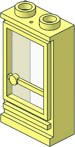 Door 1 x 2 x 3 Right with Open Stud with Hole (Complete) Door 1 x 2 x 3 Right with Open Stud with Hole (Complete)