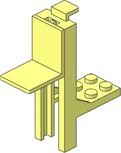 Forklift  2 x  7 (Complete) (Raised Position)