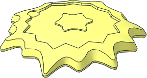 Power Burst Shield  3.5 x  3.5 with Bar