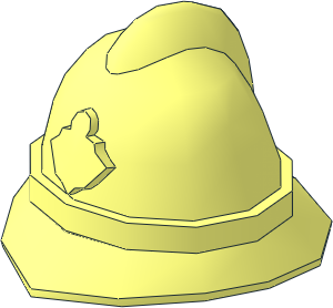 Minifig Police Helmet