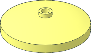 Dish 4 x 4 Inverted with Hollow Stud Dish 4 x 4 Inverted with Hollow Stud