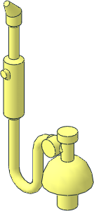 Minifig Welding Gas Torch with Hose and Gas Cylinder Top