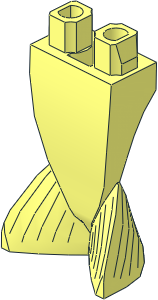 =Minifig Hips Mermaid Tail Standing =Minifig Hips Mermaid Tail Standing