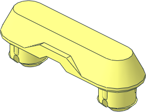 Technic Rubber Foot for Chain Tread 5 Wide