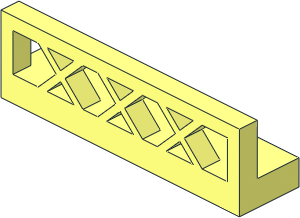Fence Lattice 1 x 4 x 1 Fence Lattice 1 x 4 x 1