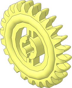 Technic Gear 24 Tooth Crown Type 1