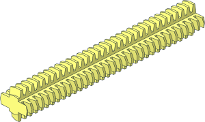 Technic Axle  4 Threaded