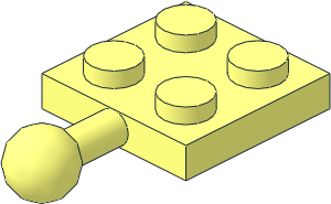 Plate  2 x  2 with Towball