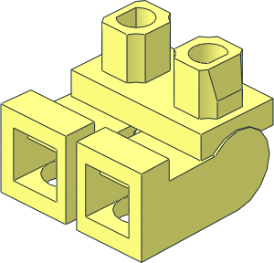 ~Minifig Hips and Legs, Sitting (Obsolete)