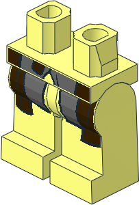~Minifig Hips and Legs with LOTR Coat, Shirttails and Belt Pattern (Obsolete) ~Minifig Hips and Legs with LOTR Coat, Shirttails and Belt Pattern (Obsolete)