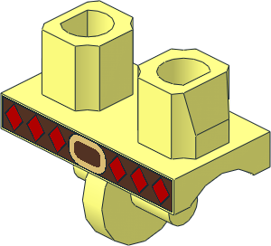 ~Minifig Hips with Leather Belt (Red Studs) Pattern (Obsolete) ~Minifig Hips with Leather Belt (Red Studs) Pattern (Obsolete)