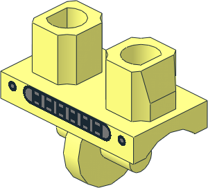 ~Minifig Hips with Clockwork Robot Pattern (Obsolete) ~Minifig Hips with Clockwork Robot Pattern (Obsolete)