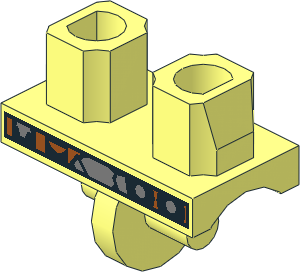 ~Minifig Hips with SW Gunbelt Pattern (Obsolete) ~Minifig Hips with SW Gunbelt Pattern (Obsolete)