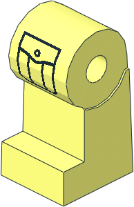 ~Minifig Leg Right with Buttoned Cargo Pocket Pattern (Obsolete) ~Minifig Leg Right with Buttoned Cargo Pocket Pattern (Obsolete)