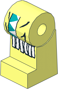 ~Minifig Leg Right with Dark Turquoise/White Triangles, White Fringe Pattern (Obsolete)