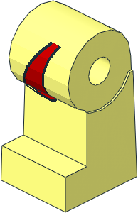~Minifig Leg Right with Red Coattail Pattern (Obsolete) ~Minifig Leg Right with Red Coattail Pattern (Obsolete)