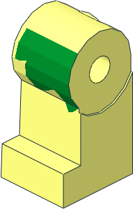 ~Minifig Leg Right with Grass Skirt Pattern (Obsolete) ~Minifig Leg Right with Grass Skirt Pattern (Obsolete)