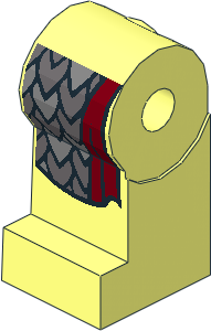 ~Minifig Leg Right with LOTR Scale Armour Pattern (Obsolete) ~Minifig Leg Right with LOTR Scale Armour Pattern (Obsolete)