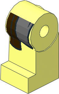 ~Minifig Leg Right with LOTR Coat and Shirttails Pattern (Obsolete)