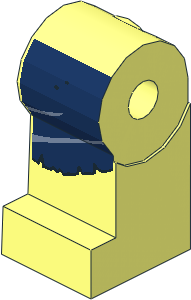 ~Minifig Leg Right with DarkBlue Loincloth Pattern (Obsolete) ~Minifig Leg Right with DarkBlue Loincloth Pattern (Obsolete)