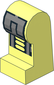 ~Minifig Leg Left with Robot Pattern (Obsolete)