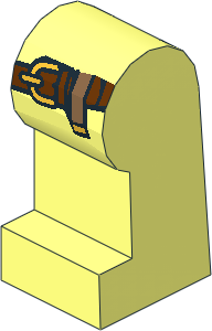 ~Minifig Leg Left with Holster and Belt Pattern (Obsolete) ~Minifig Leg Left with Holster and Belt Pattern (Obsolete)