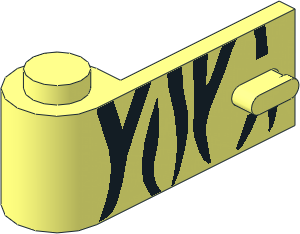 Door  1 x  3 x  1 Left with Safari Stripes Pattern