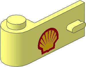 Door  1 x  3 x  1 Left with Shell Logo 1971 Pattern