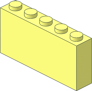 Brick 1 x 5 x 2 Brick 1 x 5 x 2