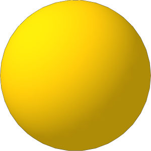 ~_Ball 52mm Diameter Yellow (Obsolete)