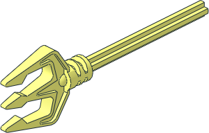 Technic Bionicle Weapon Trident with Axle 6L