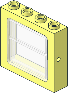 Train Window 1 x 4 x 3 with Trans-Clear Glass Train Window 1 x 4 x 3 with Trans-Clear Glass