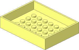 Container Box  6 x  8 x  1.333