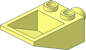Slope Brick 33  3 x  2 Inverted Hollow with Towball