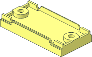 ~Electric Light & Sound Brick  2 x  6 Base