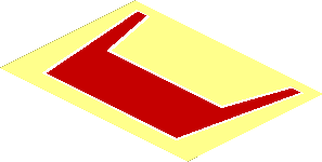 Sticker 5.4 x 7.5 Red/White "V" for Air Spoiler Sticker 5.4 x 7.5 Red/White "V" for Air Spoiler