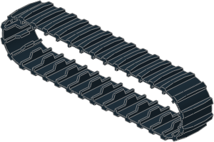 ~_Technic Tread Black (Obsolete)